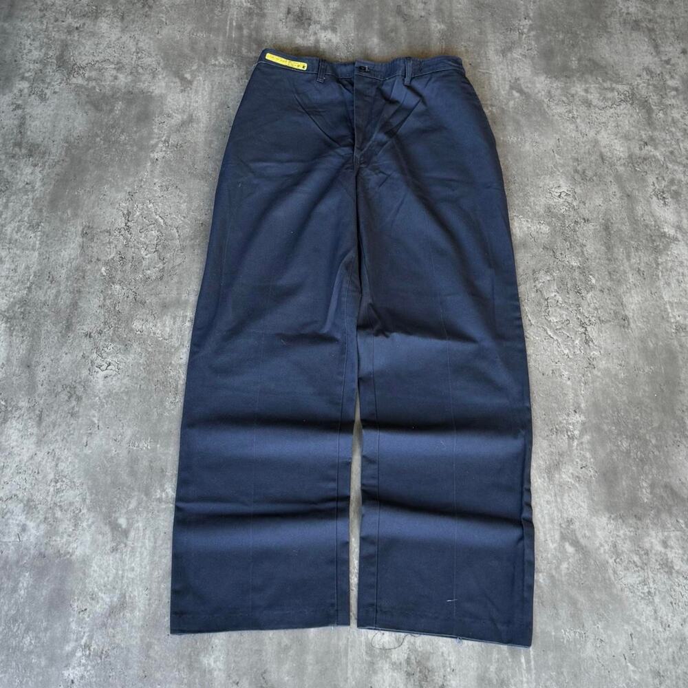 Vintage Y2K Carhartt Style RedKap Faded Navy Baggy Work Pants